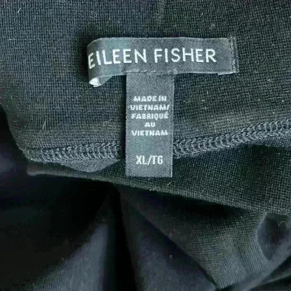 Eileen Fisher Black stretch pants size XL - Picture 4 of 5